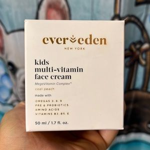 Ever Eden Kids non toxic multivitamin face cream-cool peach. New